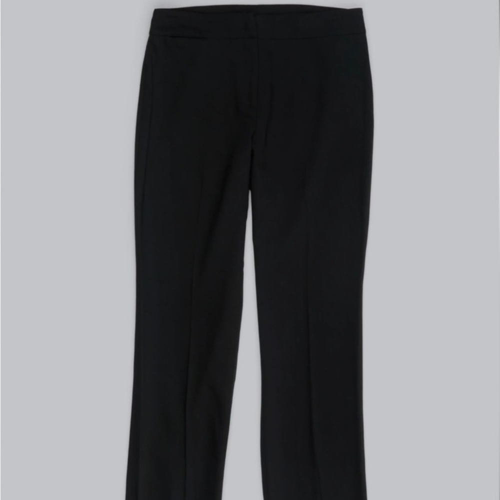 Eileen Fisher pull on wide leg stretch pants.